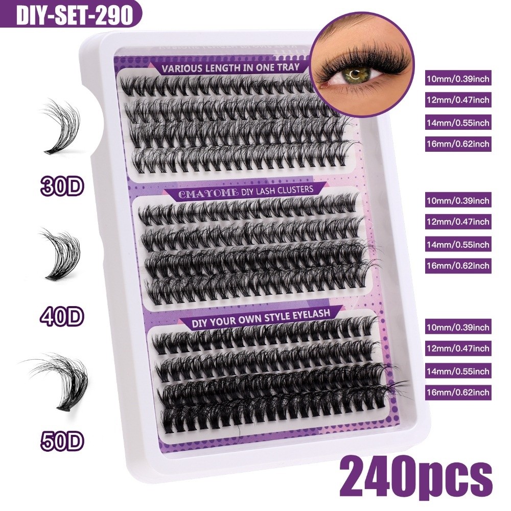 Eyelash Extension Look - Naturalne rzęsy na sztyfcie, styl wispy,