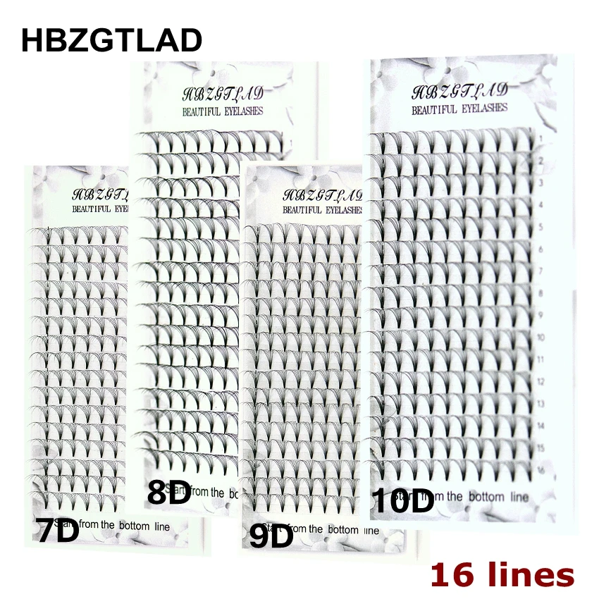 HBZGTLAD 16 linii, duże opakow – Eyelash Extension Russian recenzja i cena