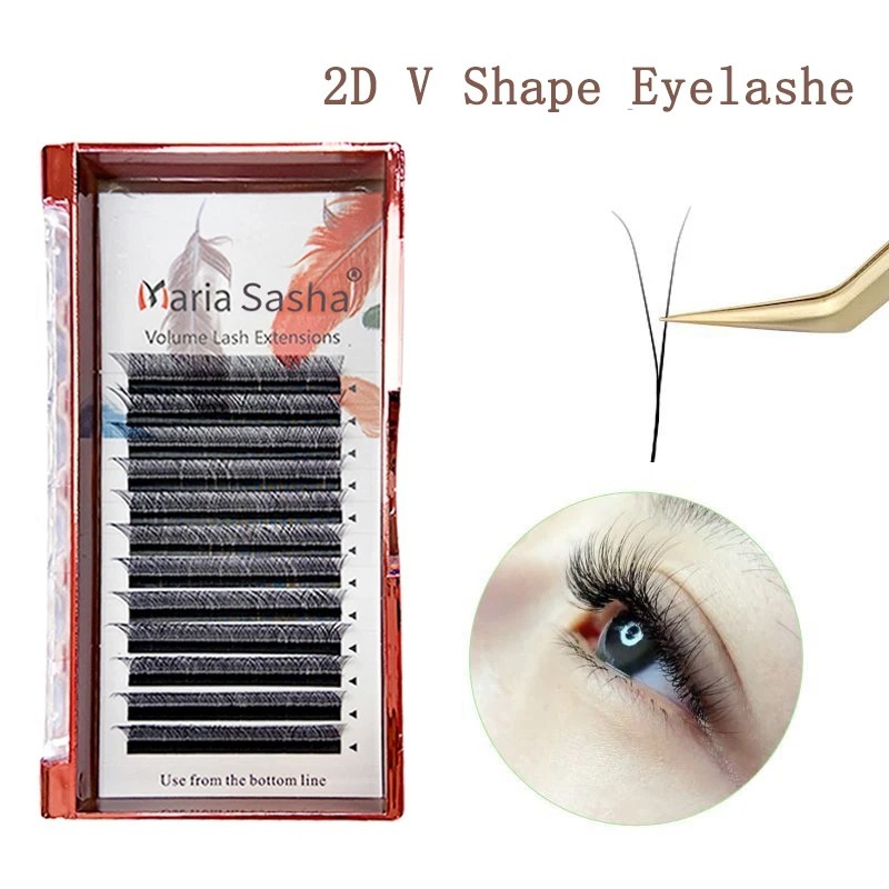 MARIA 2D Rzęsy w kształcie lit – Eyelash Extension Human Hair recenzja i cena